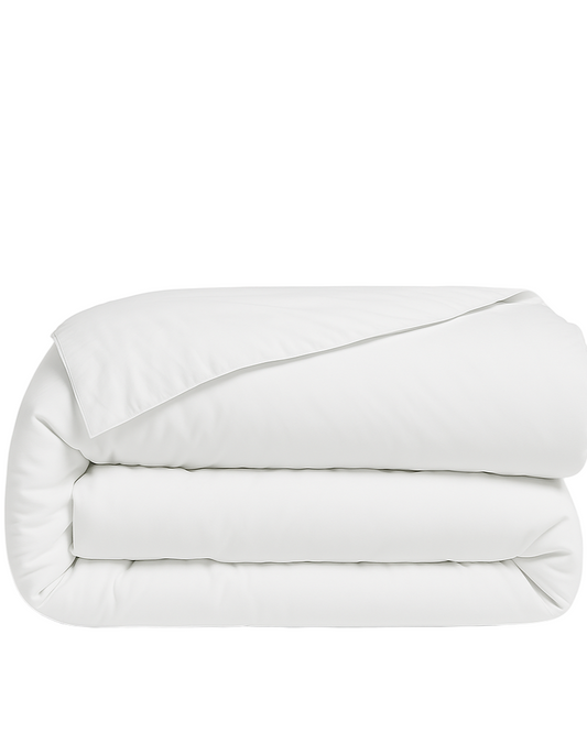 WHITE KING DUVET COVER