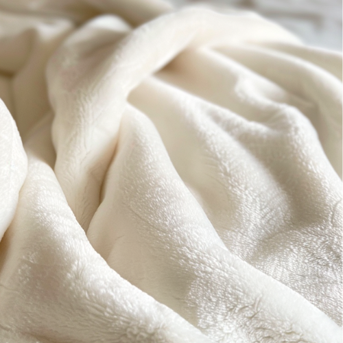 FRAZADA QUEEN COLOR BLANCO (BLANKET)