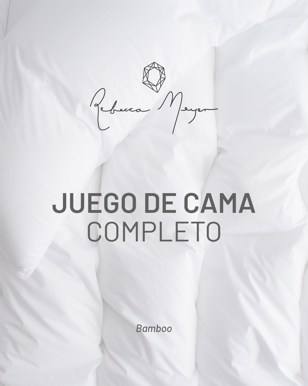 JUEGO DE CAMA REBECCA MEYER 60% BAMBOO 40% ALGODÓN KING