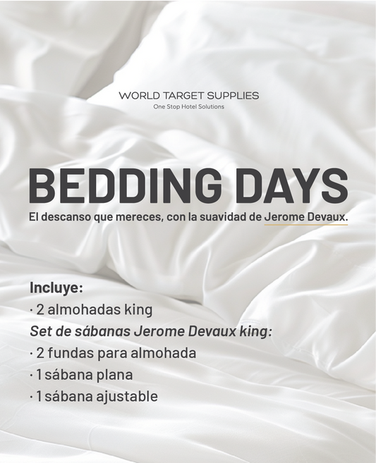 SET DE SÁBANAS CON ALMOHADAS JEROME DEVAUX KING