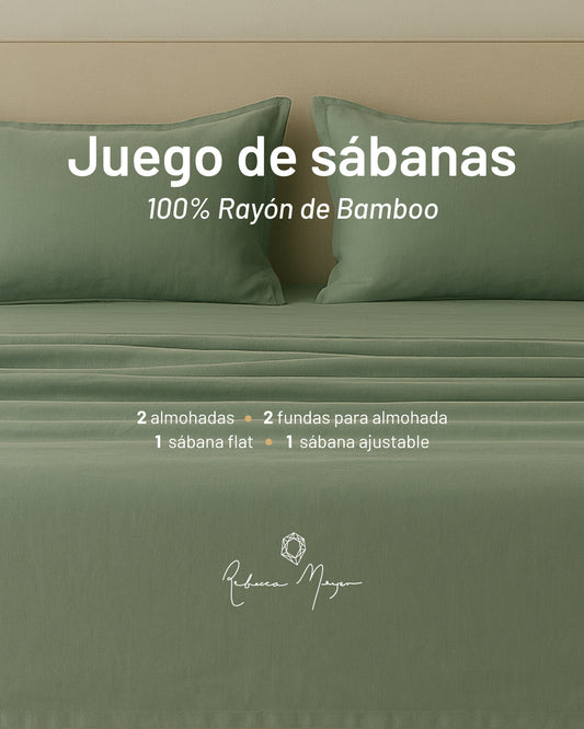 JUEGO DE SÁBANAS CON ALMOHADAS REBECCA MEYER