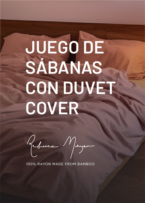 JUEGO DE SÁBANAS CON DUVET COVER REBECCA MEYER QUEEN