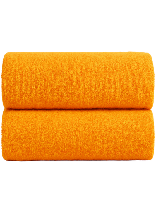 TOALLA DE PISCINA NARANJA DE 606 GSM