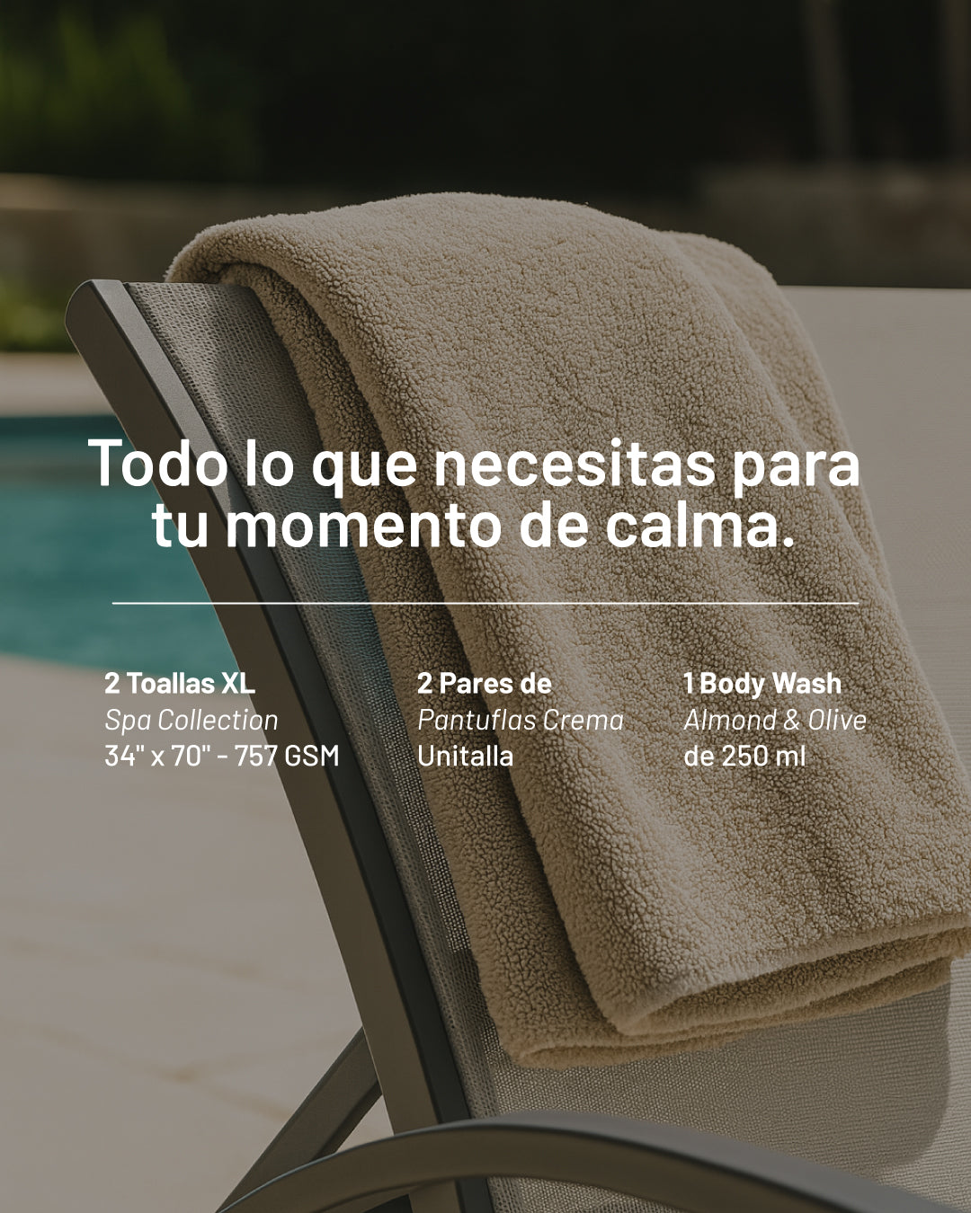 SET DE TOALLAS SPA COLLECTION XL